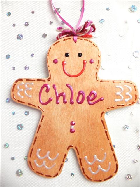 Gingerbread Man Christmas Decoration - Chloe