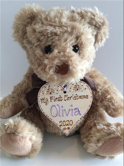 Personalised My First Christmas Teddy Bear Gifts