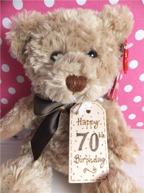 Happy 70th Birthday Teddy Bear