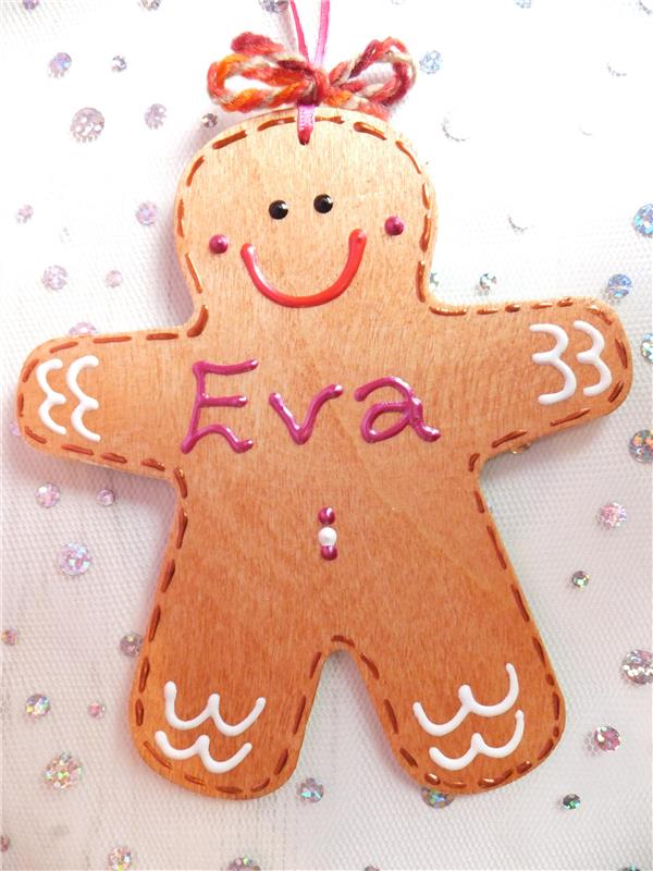 Gingerbread Man Christmas Decoration - Eva