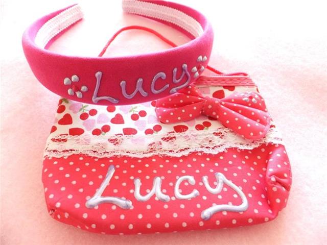 Personalised Bag and Hairband Set Gifts