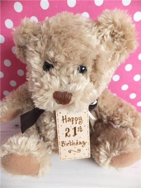 Happy 21st Birthday Teddy Bear