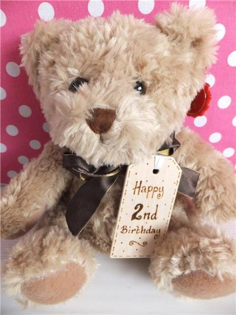 Happy 2nd Birthday Teddy Bear