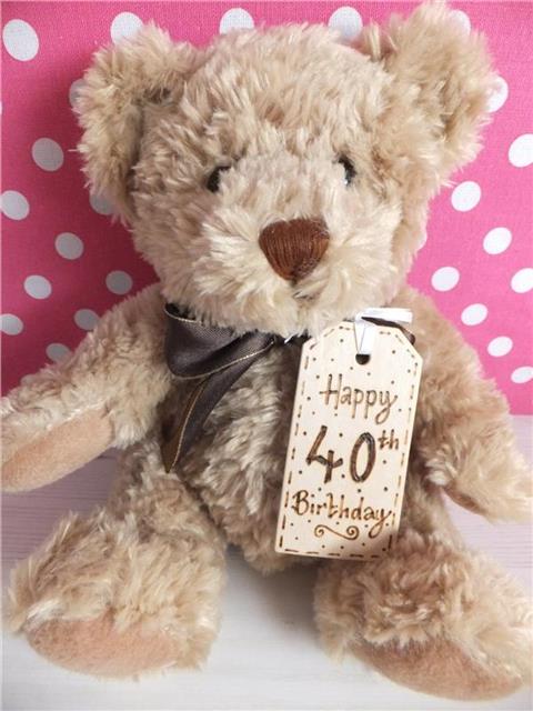 Happy 40th Birthday Teddy Bear
