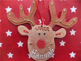 Reindeer Christmas Decoration - Hannah