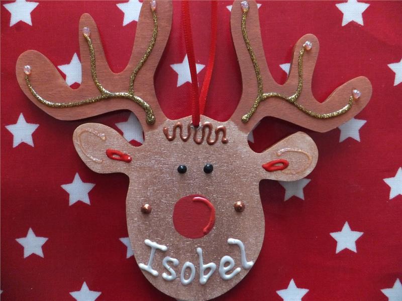 Reindeer Christmas Decoration - Isobel