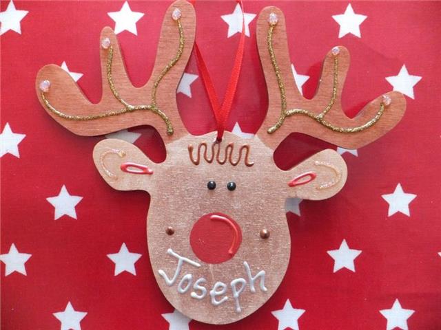 Reindeer Christmas Decoration - Joseph